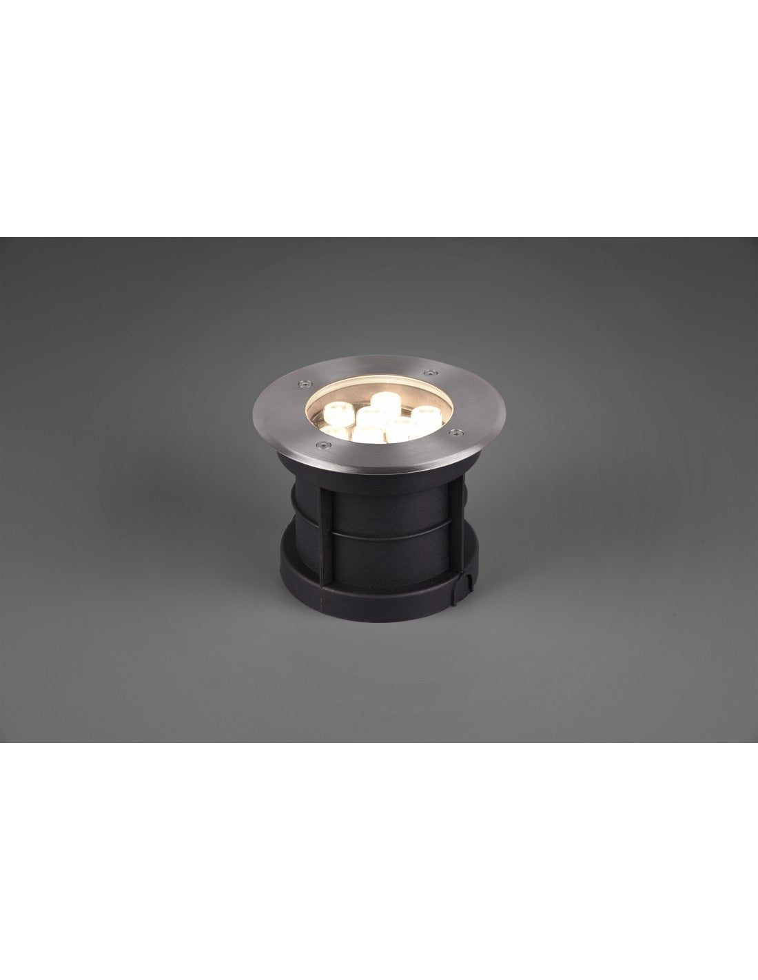 Scheinwerfer LED Einbausockel IP65 Nickel Belaja Ø16 cm Trio Beleuchtung