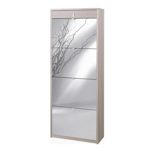 Vier-Zoll-Mantel in der oberen Schublade Olmo Chiaro 63x29x h164 cm