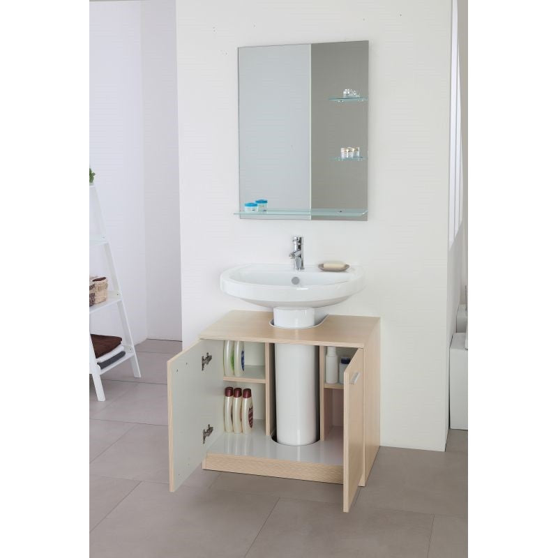 Larice Unterschrank mit zwei Türen, 70 x 45 x 60 cm