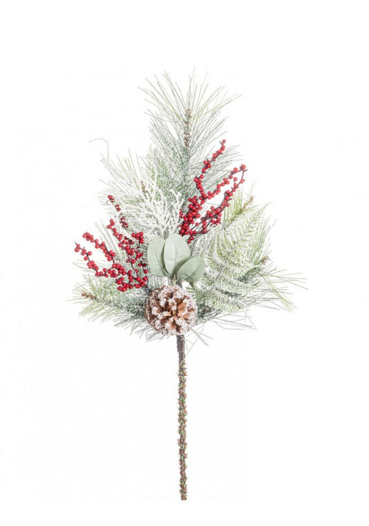 12x Pick Cherryl Red H55cm Beeren