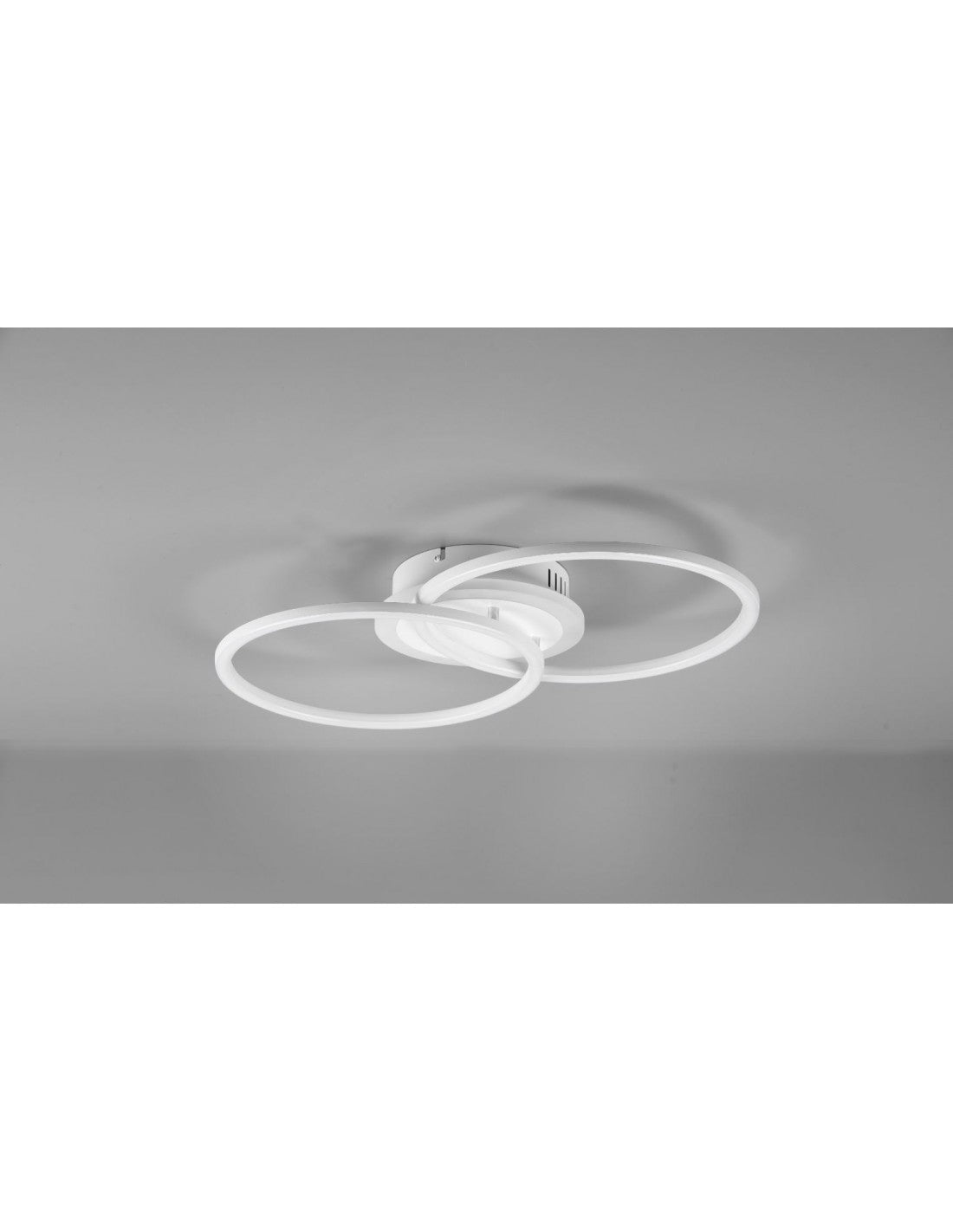 Deckenleuchte 2 Kreise LED 4000k Dimmer Venida White Trio Lighting