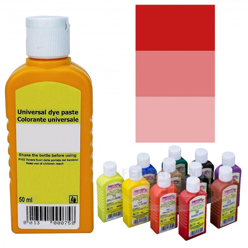 Colorant Universal Ml. 40-Nr. 20 Rosso Vivo Colorea