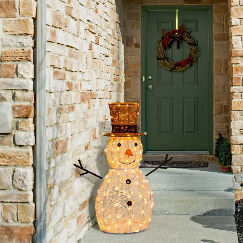 3D-LED-Schneemann H70cm 160 LED-Serie