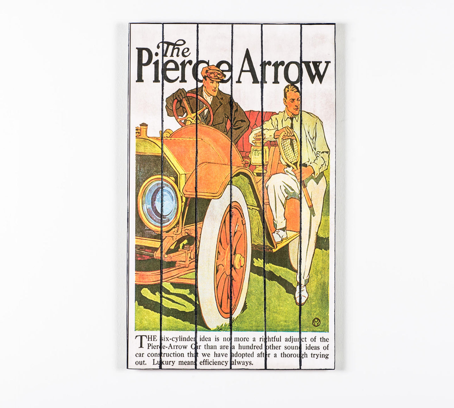 Bedrucken von Holz mit mehreren Lichtern 60x100 cm