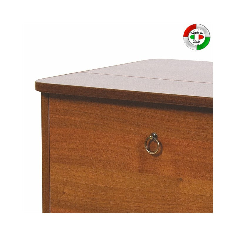 Mobiles Bügelschiff Noce Antisches Holz, Nobilat 3 Kassetten, 44x57xH.89