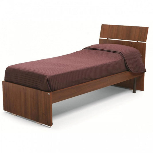 Letto-Einzel-Schachbrett-Repräsentanth Noce Antico Cm 200x85xH 98