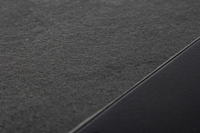 Kledi Couchtisch aus anthrazitfarbenem Aluminium 120x70x43h cm