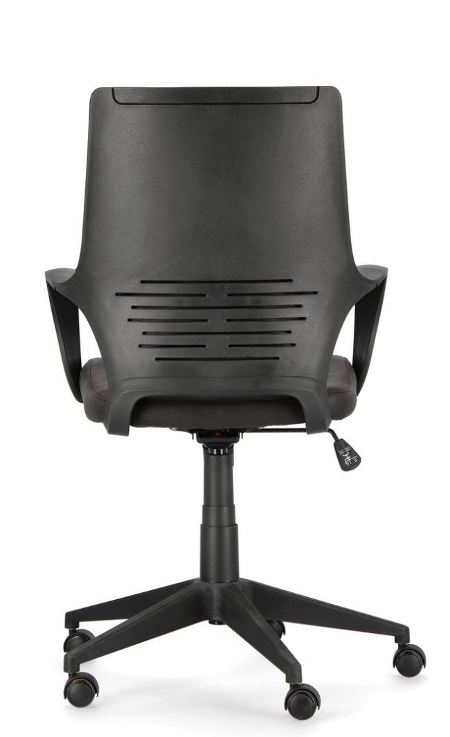 Poltrona, in Geweben, in Damon mit schwarzem, schwarzem Rückenlehne