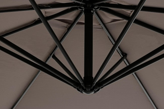 Gartenschirm mit 360°-Arm Texas 300x h260 cm Anthrazit-Taubengrau