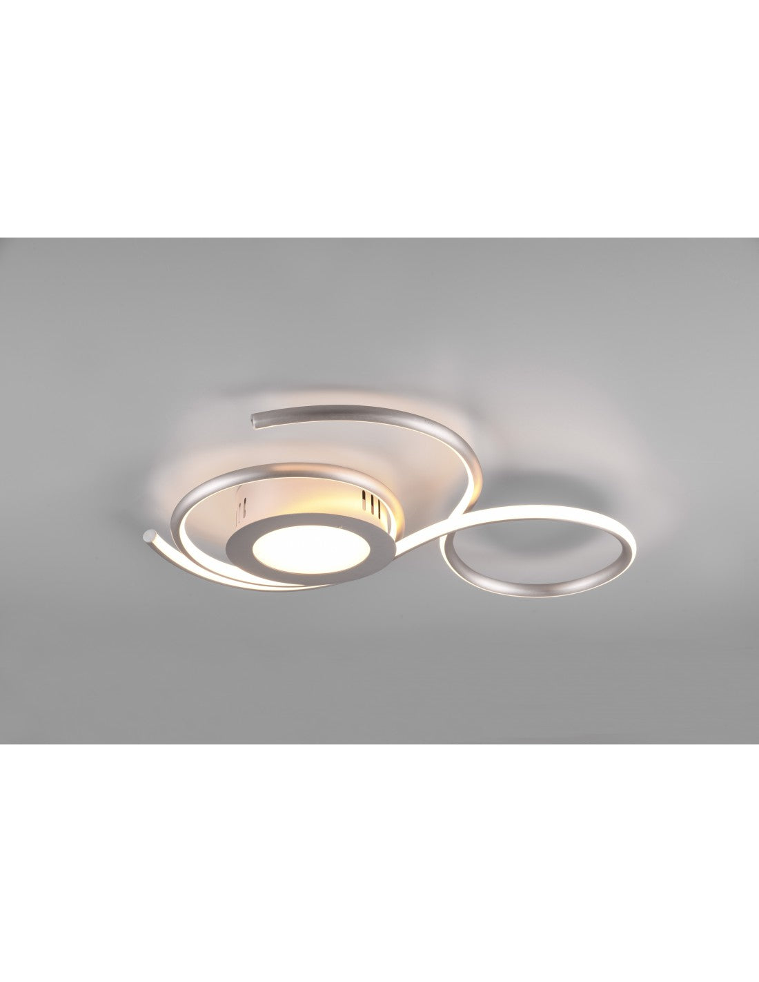 Plafoniera Moderna Led Dimmer Für Sogtag Jive Nichel Trio Lighting