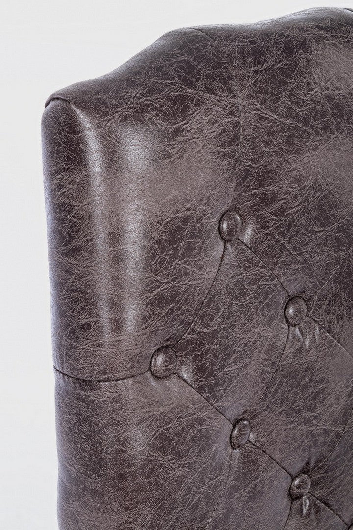 Klassischer Stuhl Holz Stoff Diva cm 51 x 53 x 99