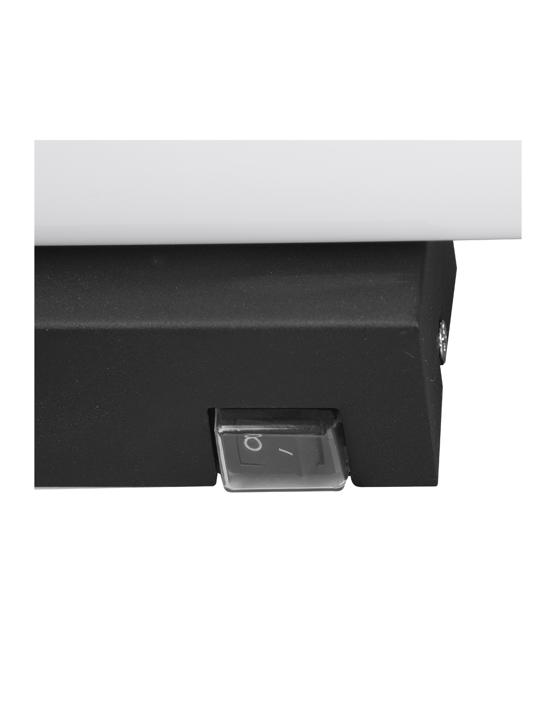 Mattimo Badezimmerspiegel-Applikation, LED, 6,5 W, IP44, schwarze Trio-Beleuchtung