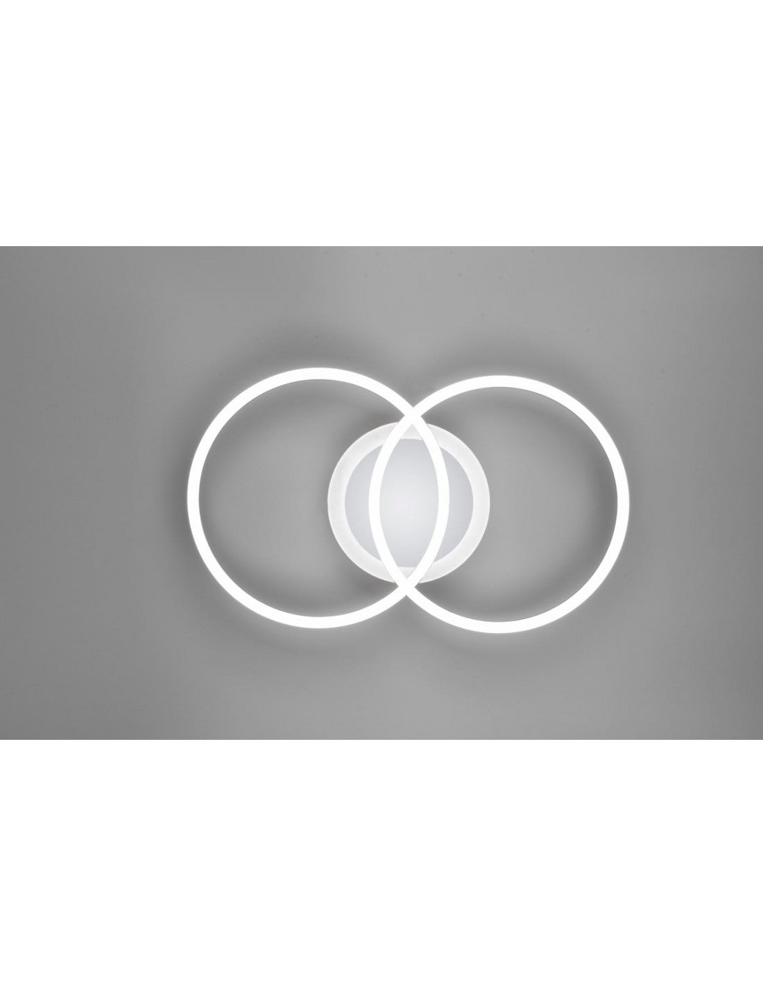Deckenleuchte Circles Chrome Led 4000k Dimmer Venida Trio Lighting