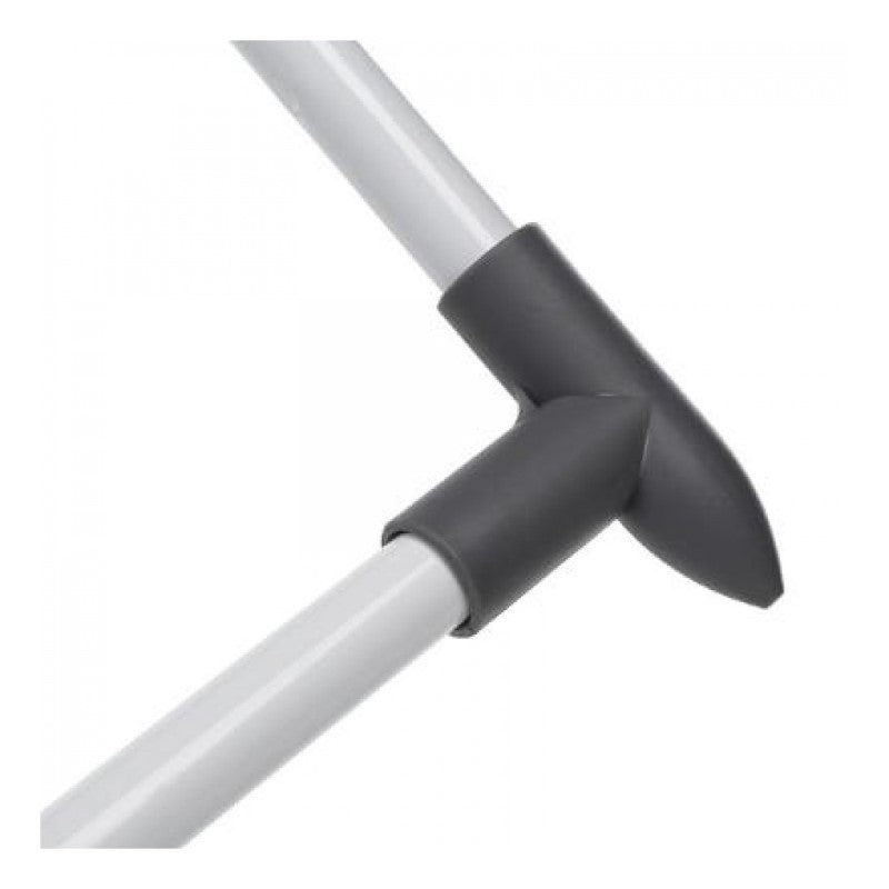 Weißer Wäscheständer SINAI aus Stahl und Polypropylen, 158 x 69,7 x 199 cm