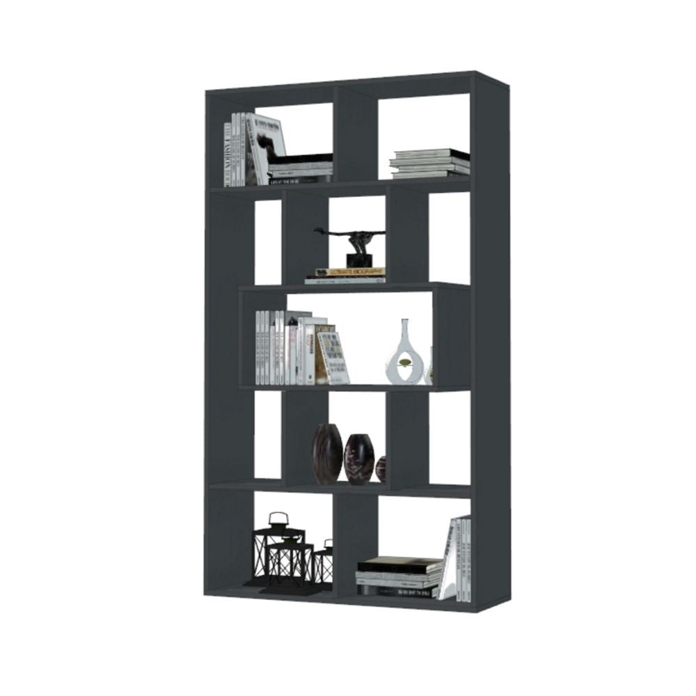 Bibliothek Face Grau cement 90x30x170H cm.