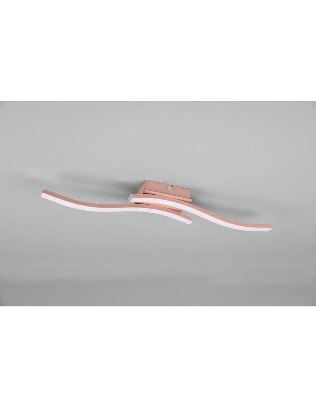 Deckenleuchte Design Doppelstab LED 4000k Route Rose Gold Trio Lighting