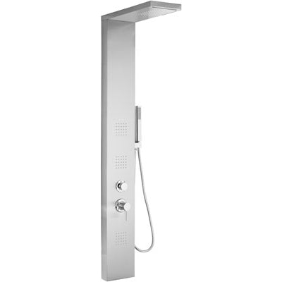 Manhattan Multifunktions-Wandeinheit, satiniertes Chrom