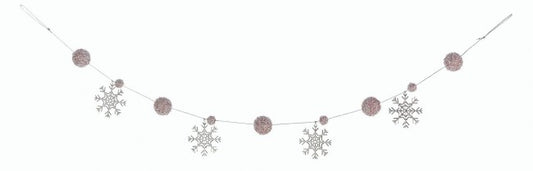 4x Saite Glitzer Pink H150