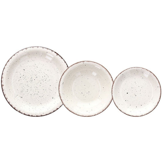 Dienst "Piatti 18 Pezzi Stay Stoneware Beige"