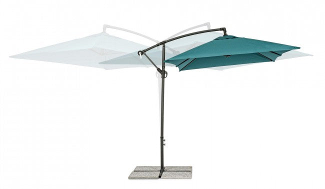 Texas-Armschirm 2x3 cm Anthrazit-Pfau