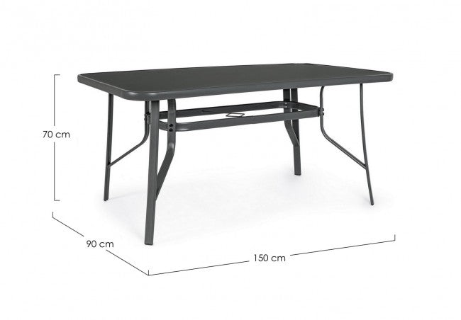 Kohl nach außen, Martinez 150x90xH70cm