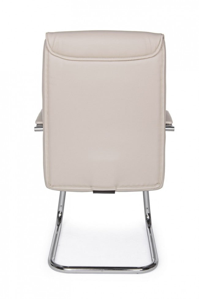 Sydney Tortora Bürosessel aus Ökoleder mit Armlehnen