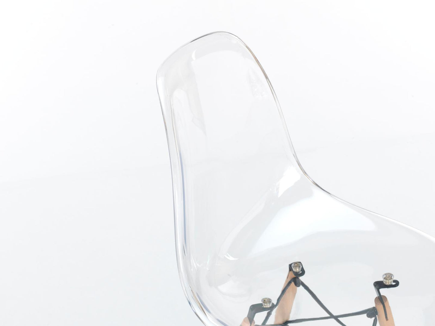 4x Polycarbonat und Weißpvc-Sitzung 47x46x82h cm