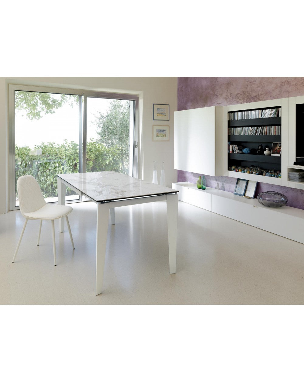 Voller Tisch 120-170 x 80 cm-Keramik 2