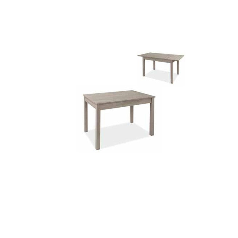 Olmo ausziehbarer Esstisch aus Melaminholz 80x120-160 cm