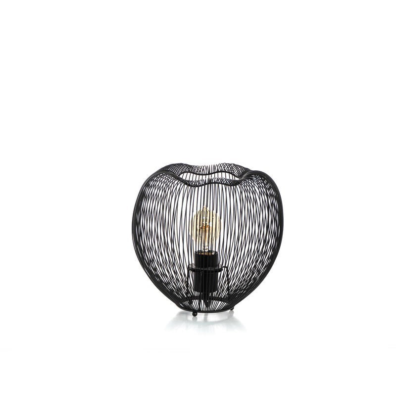 Tischlampe im modernen Stil in schwarz h 25