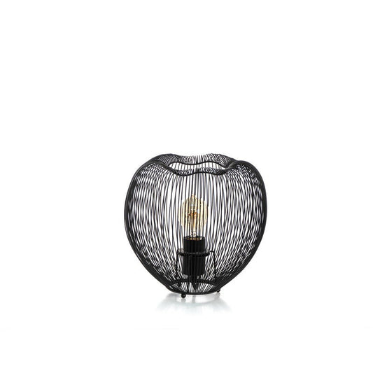Tischlampe im modernen Stil in schwarz h 25