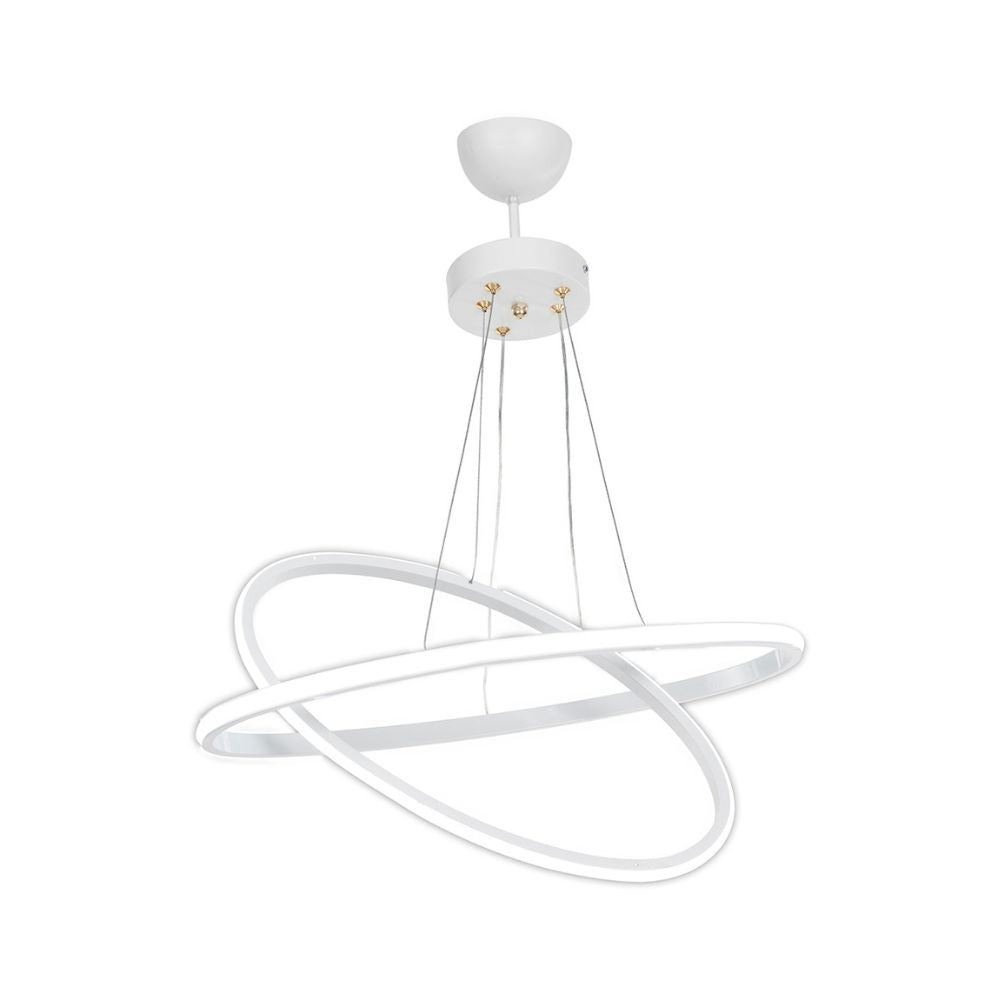Muso Pendelleuchte mit zwei weißen Ringen LED MDL4438