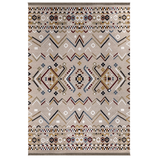 Antisubul-Tappeto Multicolor beige mit Farbdekorn 160x230