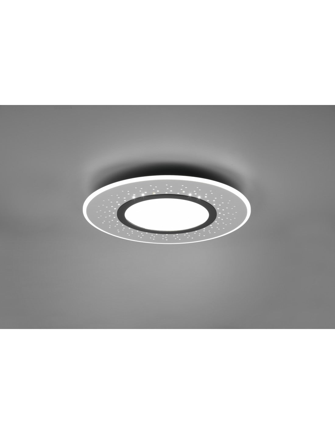 Moderne Deckenleuchte Verus Nickel Led Dimmer 44w Trio Lighting