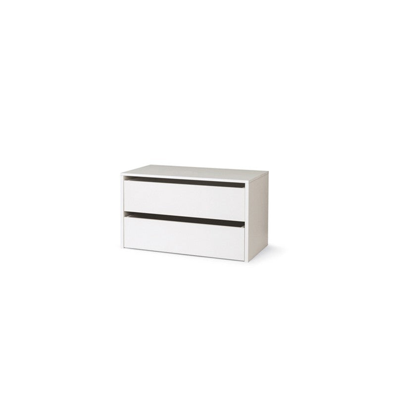 Holzkäfer in amadio Farbe Bianco cm H. 50xL.86 ,5xP.45