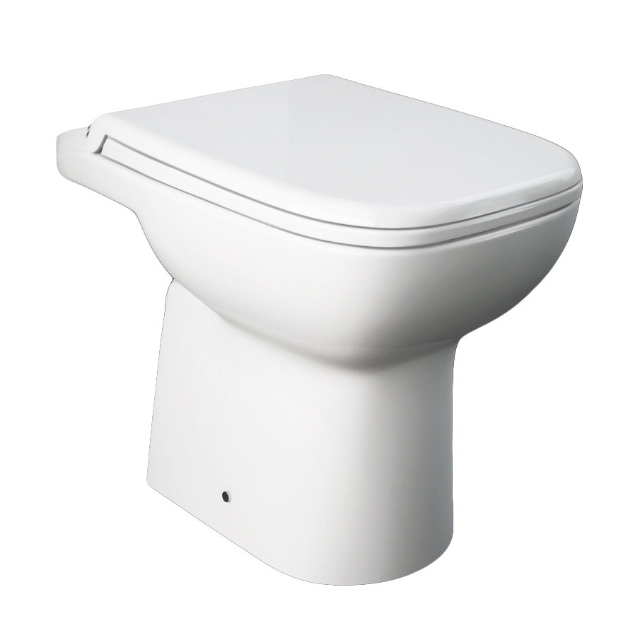 Originales Monoblock-WC mit Wandablauf