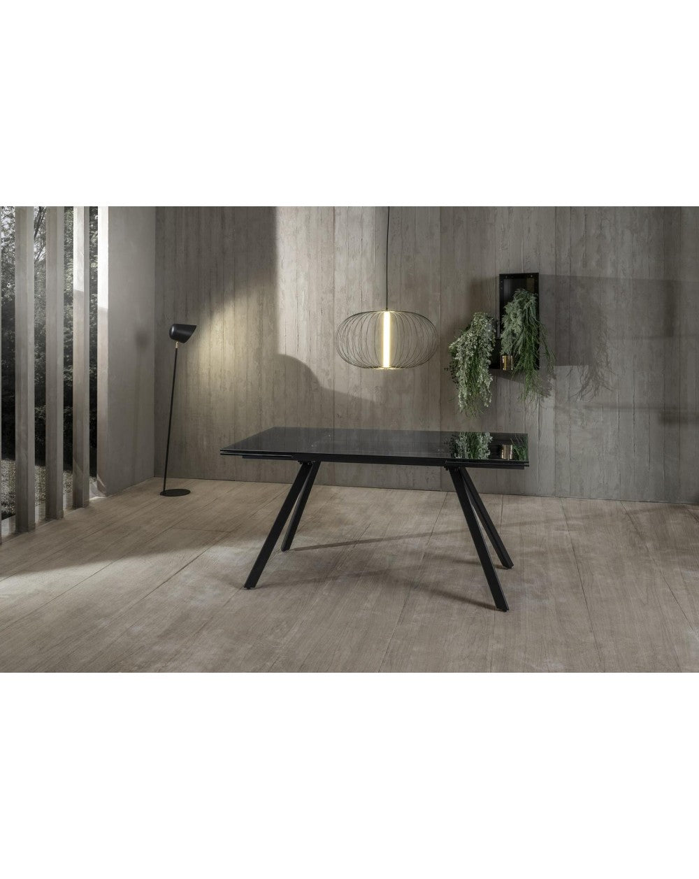 Ausziehbarer Tisch 160 – 240 x 90 cm – Smokey