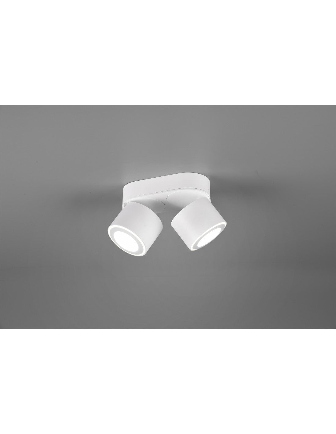 Deckenleuchte 2 LED-Spots L18 cm Taurus White Trio Lighting