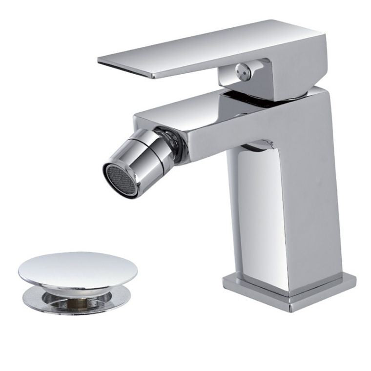 Bidetmischer aus Stahl der QUATRA-Serie