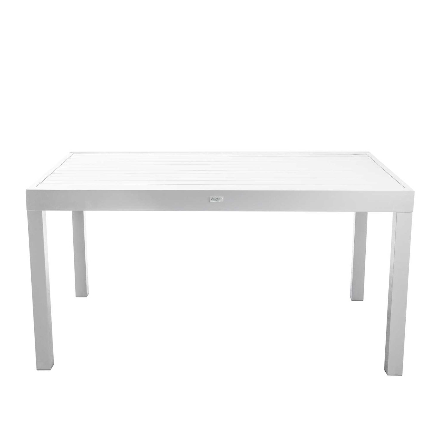 Sullivan ausziehbarer Aluminiumtisch in Weiß
