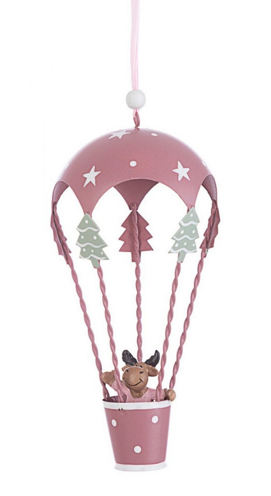 6x Felicia mongolfiera renna rosa Anhänger