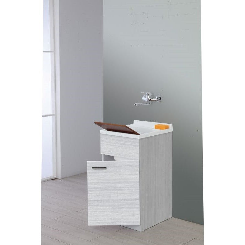 Eintüriges Waschbecken Grau 45x50x h83 cm