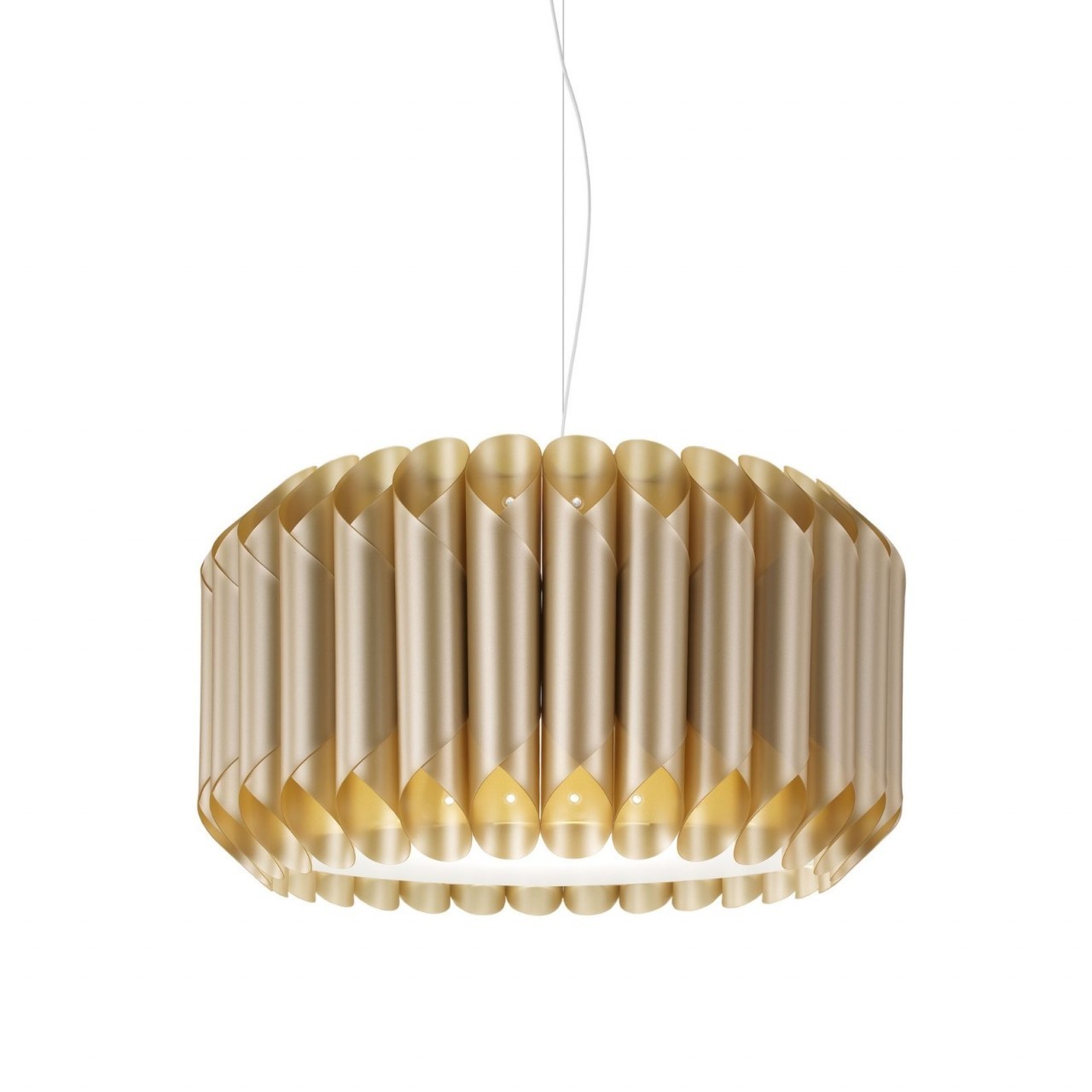 Neue goldene Aufhängung aus verchromtem Metall cm. 50 x 31h