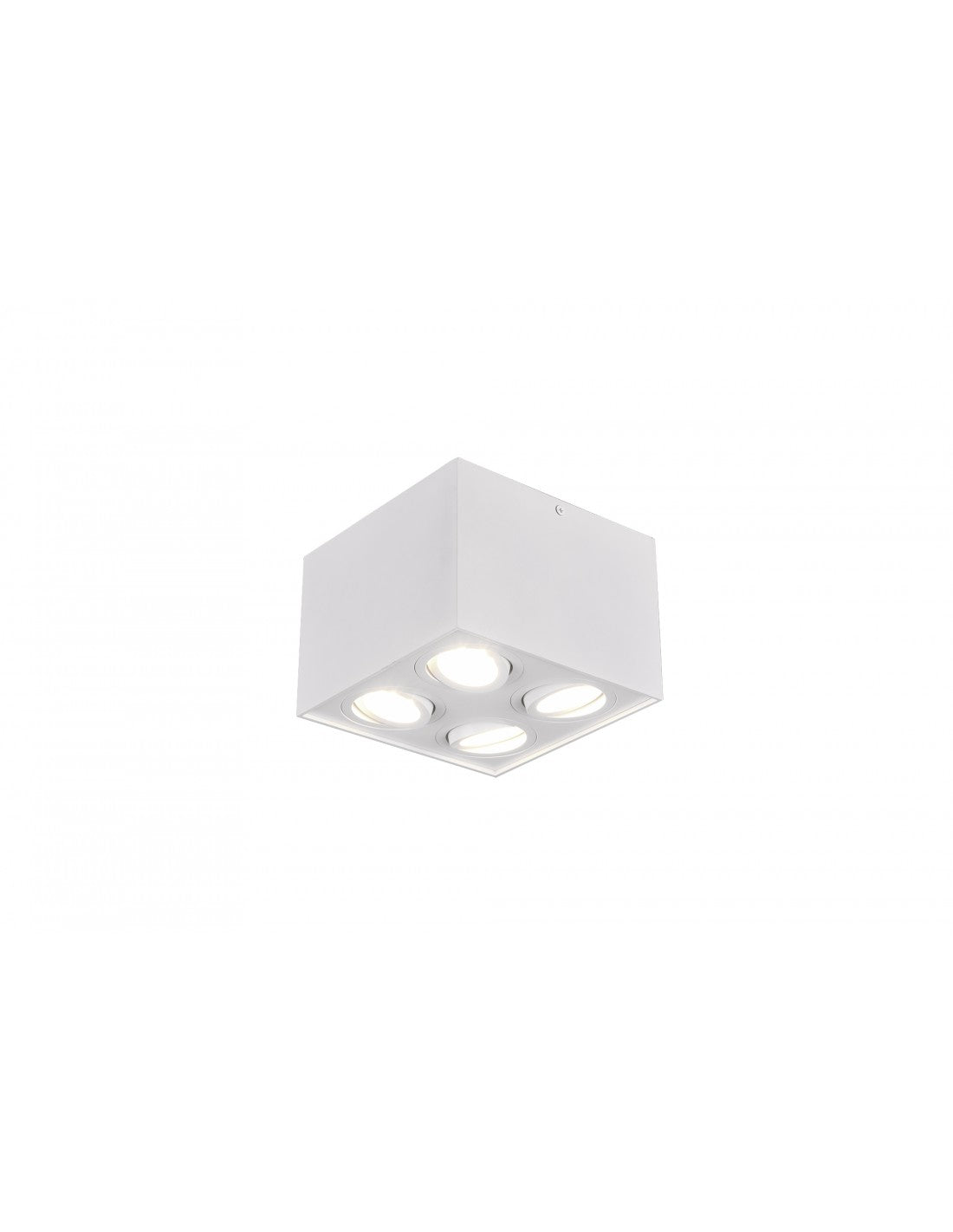 Plafone Bianco von Soffito Biscuit 4 Spot GU10 Orientable Trio Lighting