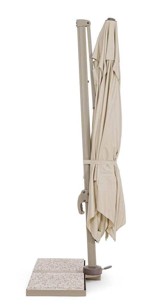 Zaragoza-Armschirm aus Aluminium, 300 x 300 x 255 cm