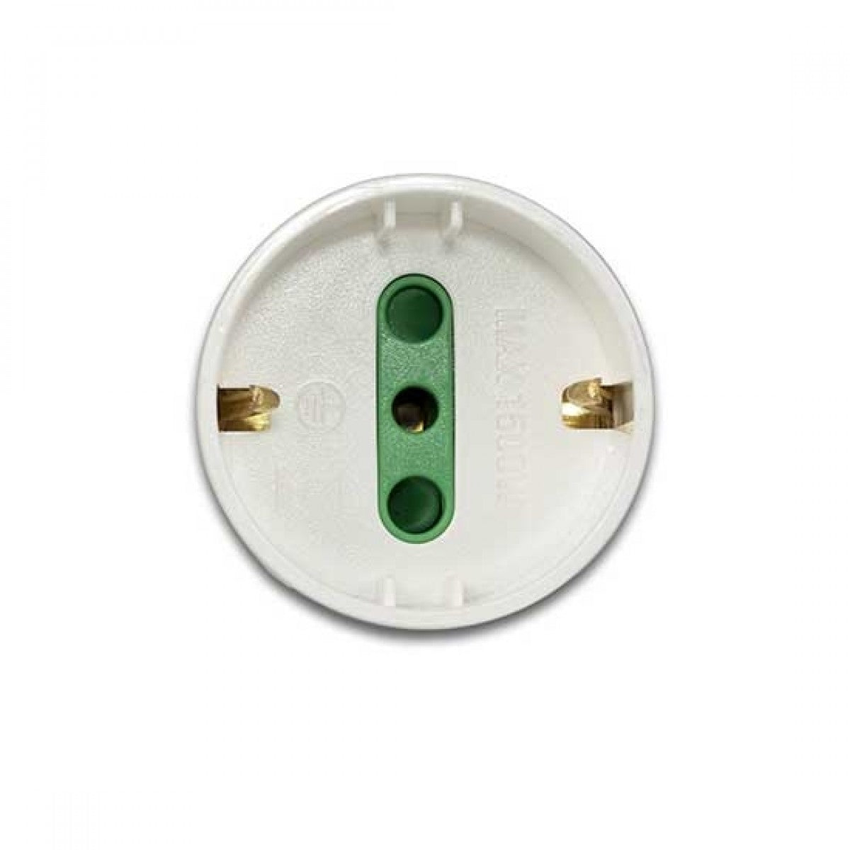 Einzelner platzsparender asymmetrischer Steckeradapter 2P T 10A Stecker