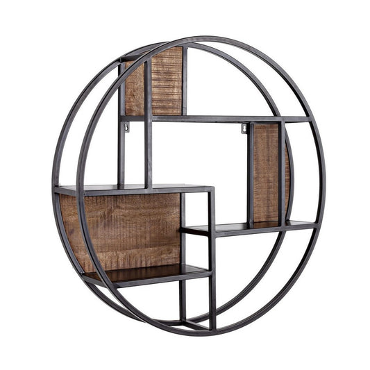 Mensola 3 Walton D80 cm Brunk-Stil