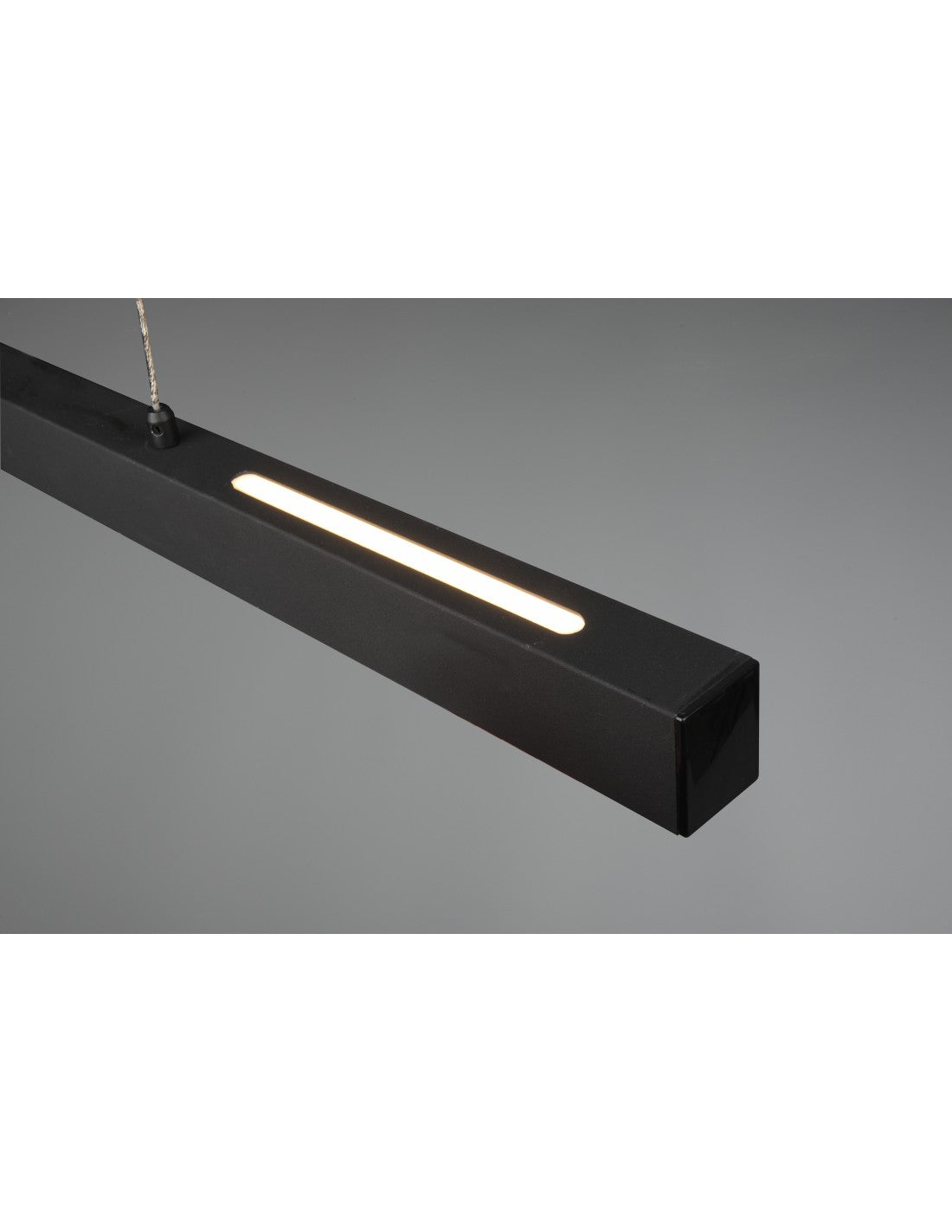 Aufhängung Paros Doppellicht Led Dimmbar Schwarz L90 cm Trio Beleuchtung