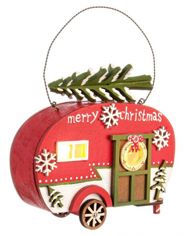 4x Walder Caravan Dekoration C.