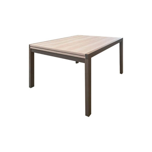 Kora, rechteckig Korallenkorn, grau und olmo 120x90x76h